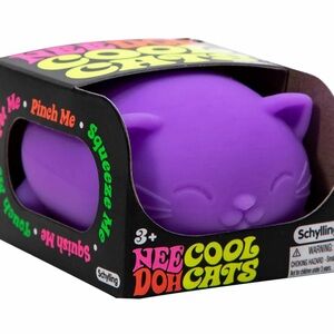 VIRAL Nee Doh Cool Cats Purple Stress Ball